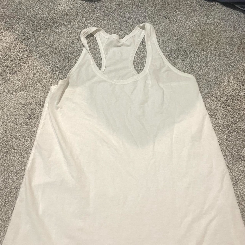 Lululemon Athletica White Tank Top